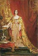 George Hayter Queen Victoria taking the Coronation Oath oil on canvas